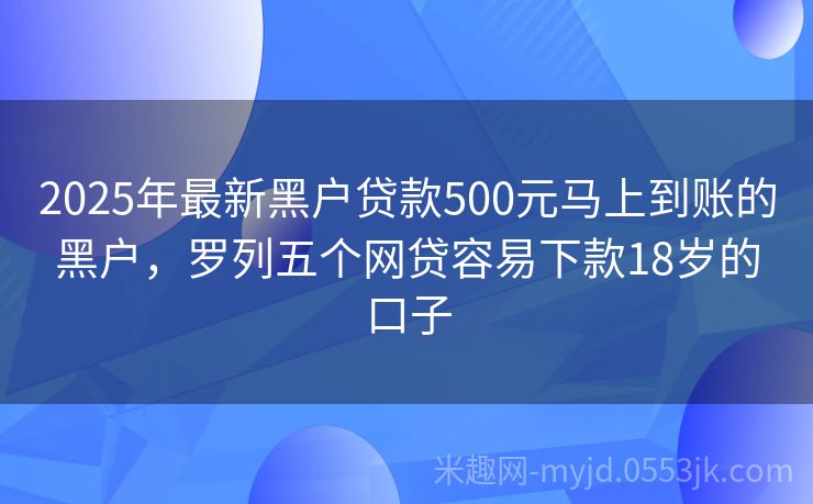 2025年黑戶最新口子申請指南，初學(xué)者與進(jìn)階用戶通用步驟