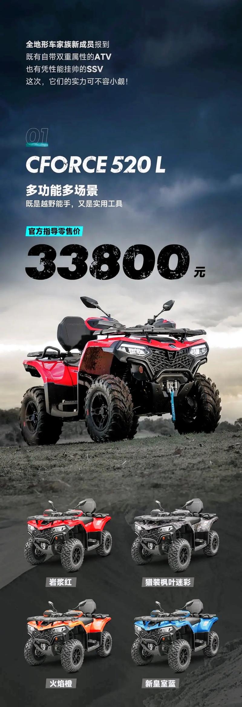最新全地形車，越野的極致體驗